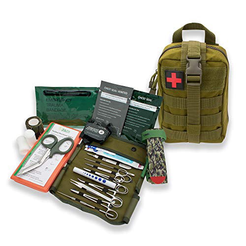 Explorer IFAK Tactical MOLLE Pouch First Aid Medical Camping Case All Purpose